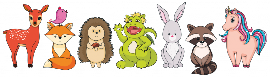 Fredi und seine Freunde in unserer kunterbunten Kinderzahnarztpraxis Kids-first in Bad Aibling